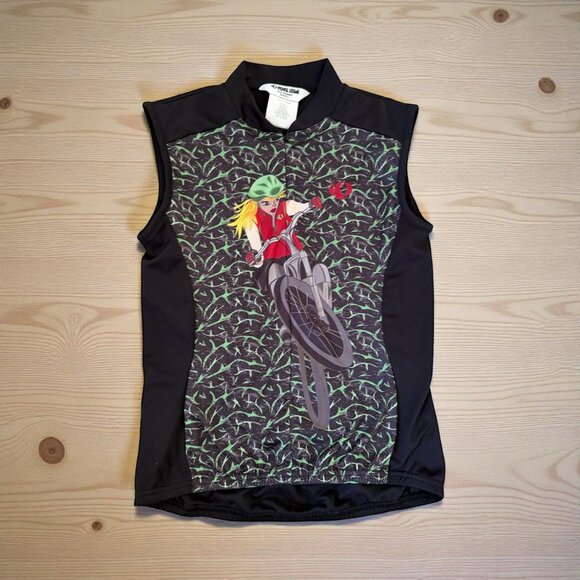 PEARL IZUMI Women's Blonde Sleeveless Cycling Jersey Size Small - Picture 1 of 5